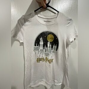 Warner Bros. White and Gold Harry Potter Kids T-Shirt
